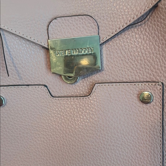 Steve Madden Pink Leather Backpack - Picture 2 of 5